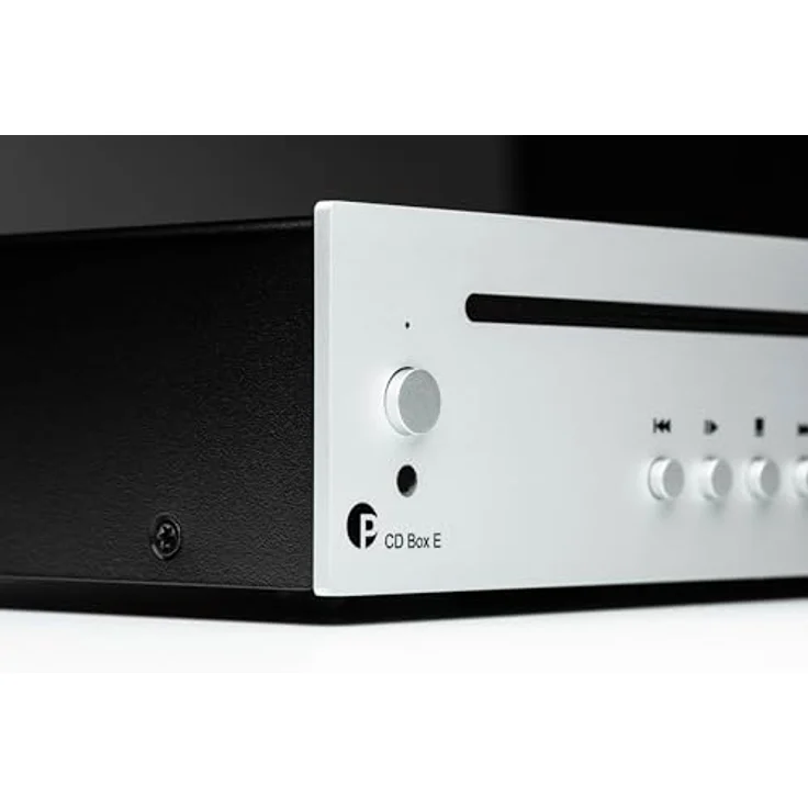 Pro-Ject CD Box E, Ultra kompakter CD-Player mit echtem Red Book CD-DA-Laufwerk, Aluminium-Frontpanel, RCA-Ausgang, Schwarz – Bild 5