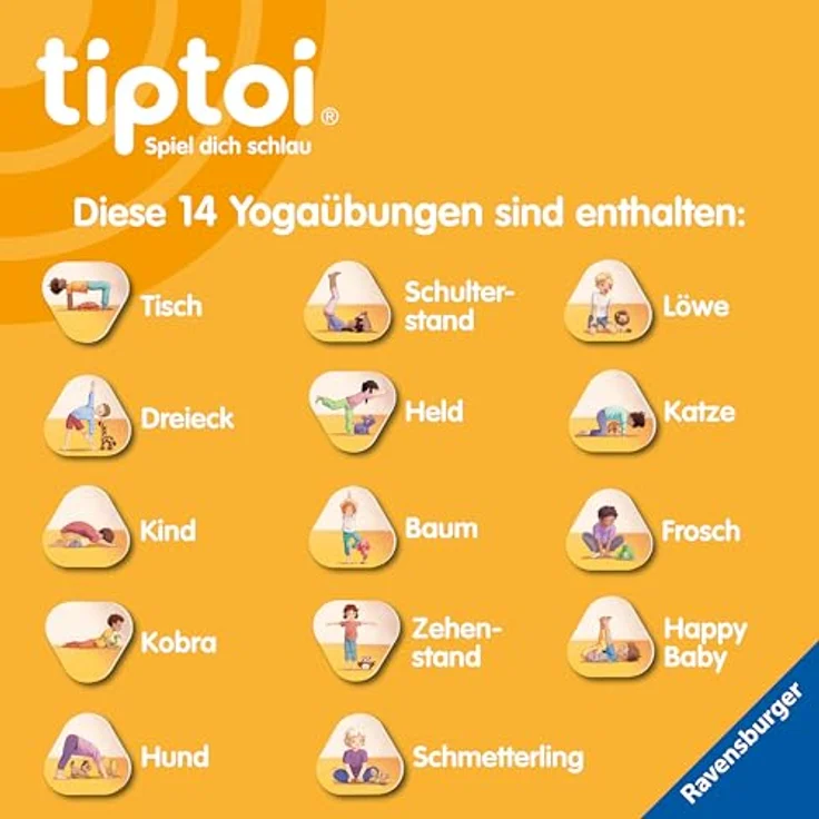 Ravensburger tiptoi® active - Yoga für Kinder, interaktives Spiel zur Förderung der Bewegungskoordination – Bild 7