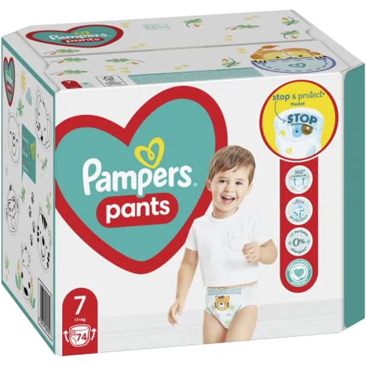 Pampers Pants Dreng/Pige 7 74 stk – Bild 4