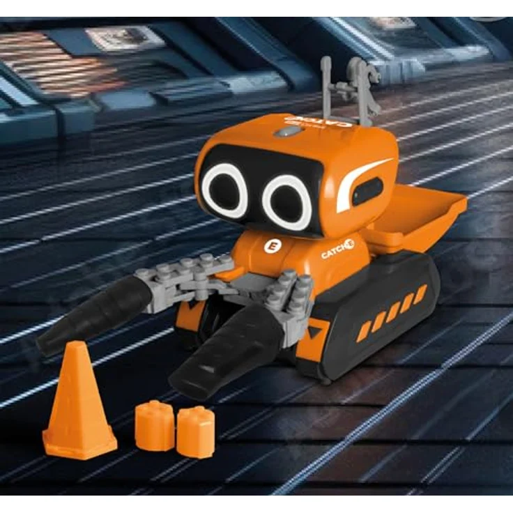 Revell RC, Catch-E Programmierbarer Roboter mit Vorwärts-, Rückwärts- und Drehbewegungen, Greiffunktion per Einhand-IR-Fernsteuerung, 32 cm, Ideal für Kinder ab 6 Jahren – Bild 3