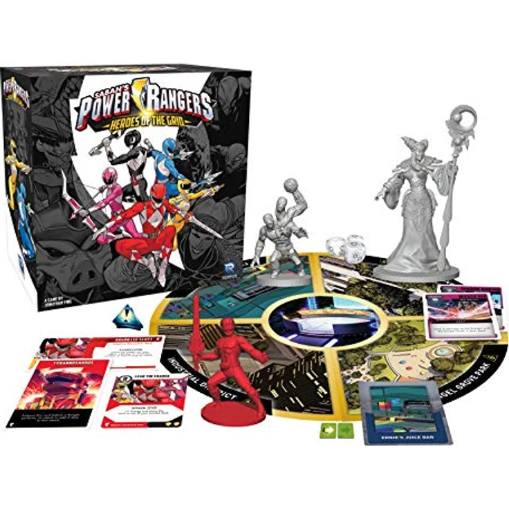 Renegade Game Studios Power Rangers: Heroes of The Grid, Brettspiel für 2-5 Spieler, Mixed Colours, ab 14 Jahren, 45-60 Minuten Spielzeit – Bild 3