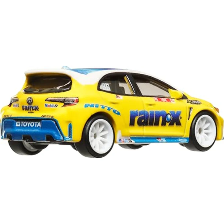 Hot Wheels 2023 Toyota GR Corolla HKC82, Spielzeug-Rennwagen im Maßstab 1:64, Metall-Druckguss, Car Culture Slide Street Serie – Bild 5