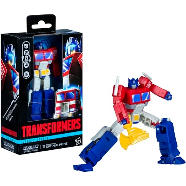 Transformers Studio Series Deluxe-Klasse, Transformers: Devastation Optimus Prime Action-Figur, 11,5 cm groß, 2 Verwandlungsmodi, beweglich, mit Energon-Axt und Matrix der Führung – Bild 3