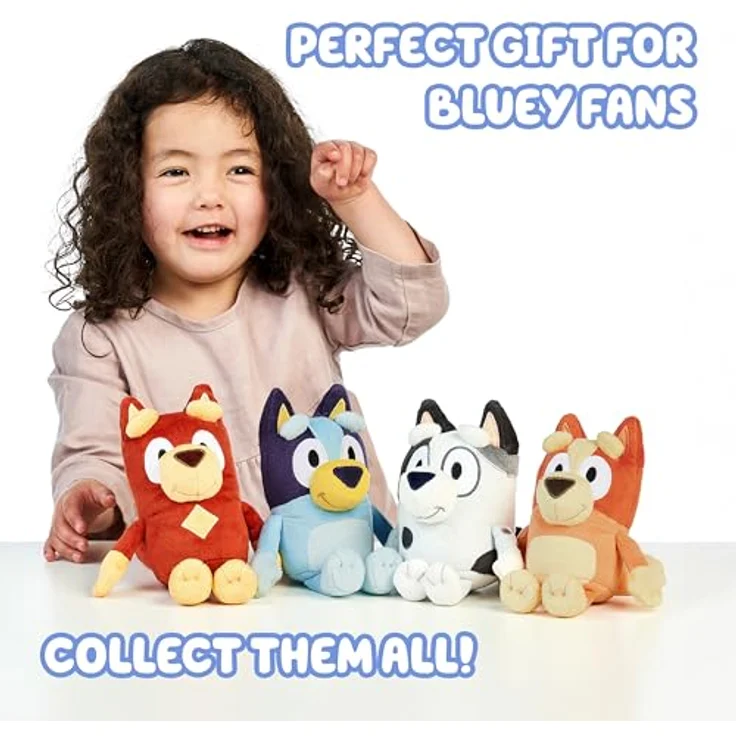 BlueY Bluey & Bingo 2 Stück Plüsch Figuren, 20 cm Sammlerstücke aus hochwertigem weichen Stoff – Bild 5