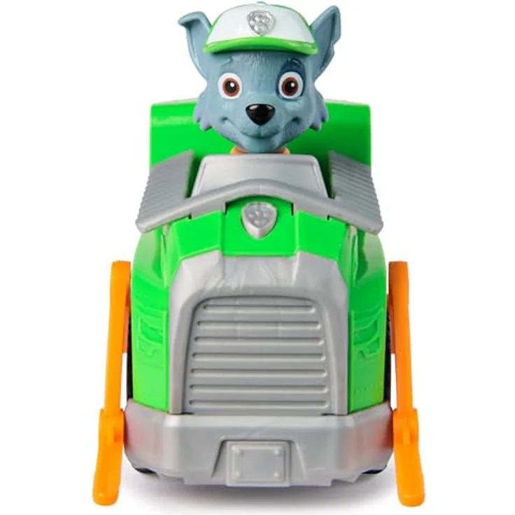 Spin Master PAW Patrol Spielzeug-Auto Rocky, Recycling-Truck mit enthaltenem Rocky-Figur, aus recyceltem Kunststoff – Bild 5