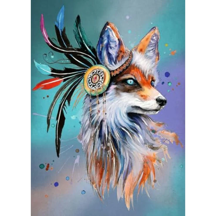 Ravensburger Puzzle 12000519 - Boho Fuchs - 1000 Teile Puzzle für Erwachsene und Kinder ab 14 Jahren, Tier-Puzzle, Boho-Deko – Bild 2