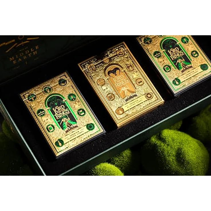 theory11 Herr der Ringe Spielkartenbox-Set, Premium-Box-Set mit GOLD FOIL Edition, magnetischem Gehäuse – Bild 5