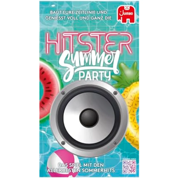 Jumbo Hitster - Summer Party Kartenspiel mit über 300 Hits der letzten 100 Jahre, geeignet für Spotify Premium und Free, ideal für Freunde und Familie – Bild 2