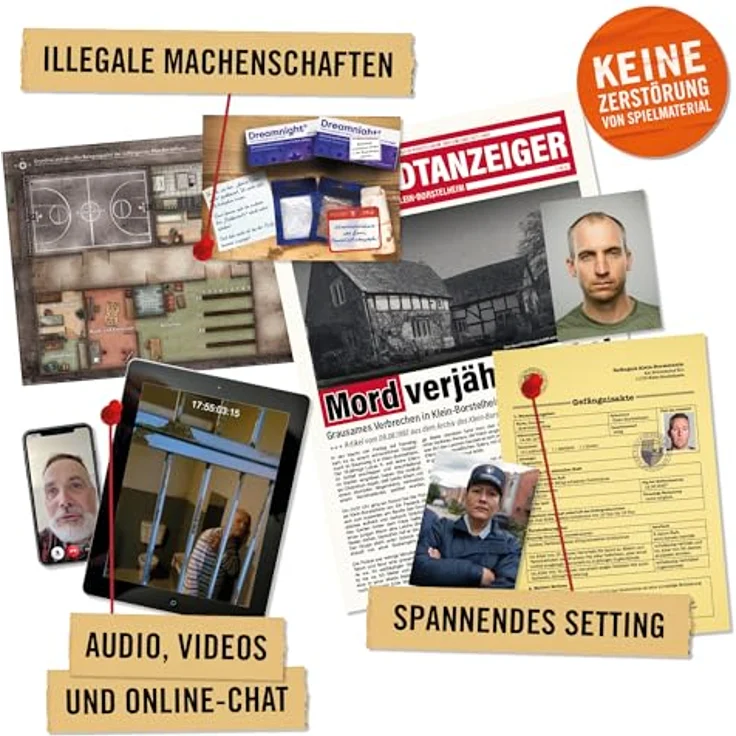 Hidden Games Tatort - Perfekter Plan - Realistisches Krimispiel für 1-6 Personen, multimediales Escape Room Erlebnis, ab 14 Jahren, 1,5 - 2,5 Stunden Spielzeit – Bild 3