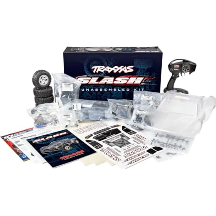 Traxxas RC Slash Kit 2WD Short Course Truck BL-2S Extreme HD 1:10, robustes Kunststoffchassis, individuell anpassbar, agiler Zweiradantrieb – Bild 1