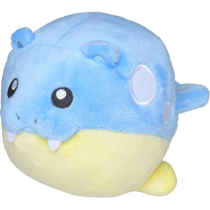 Pokémon Center Plüschfigur Pokemon Seemops Kuscheltier - 14 cm Plüschtier Spheal Original – Bild 1