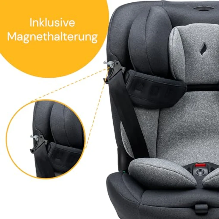 Osann Autokindersitz Floyd360, 360° drehbar mit Isofix und Top-Tether, für Kinder von 40 cm bis 150 cm, ab Geburt bis 12 Jahre – Bild 6