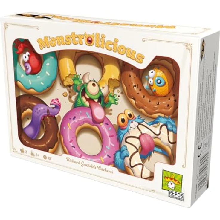 Asmodee Monstrolicious, Brettspiel für strategische Duelle mit Monstern und Desserts – Bild 3