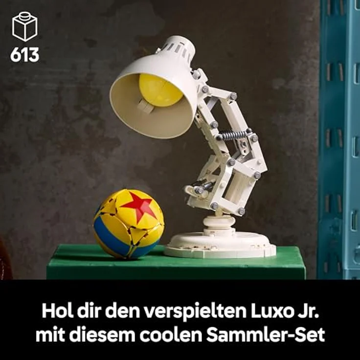 LEGO Ideas | Disney Pixar Set 21357, Spielset mit Schreibtischlampe zum Bauen, kreatives Baumodell für Erwachsene, dekorativ und als Geschenk geeignet – Bild 2