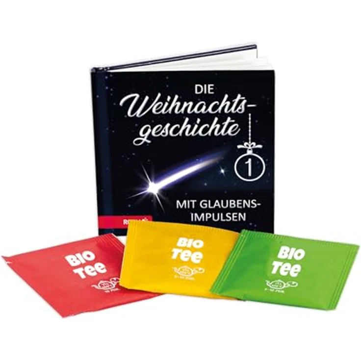Roth Bio-Tee Adventskalender "Die Weihnachtsgeschichte", Themen-Adventskalender mit Bachblütentee, Kräutertee und Früchtetee – Bild 5