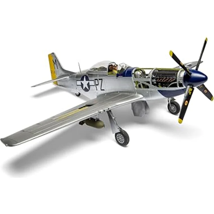 Airfix 1/24 North American P-51D Mustang, Plastikmodellbausatz für Modellflugzeuge – Bild 4