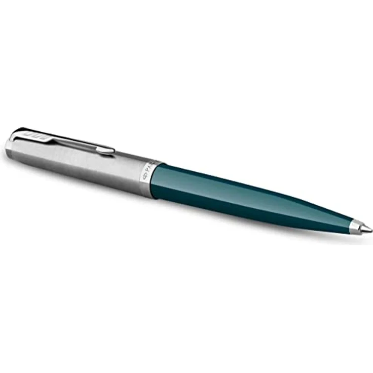 Parker 51 Teal C.C. M, Kugelschreiber aus Edelharz in Teal Blue mit ikonischer Feder – Bild 4