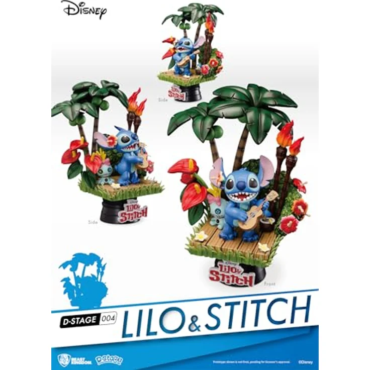 Beast Kingdom Toys D-Stage Diorama Stitch, PVC Sammelfigur, 14 cm, aus Lilo & Stitch – Bild 2