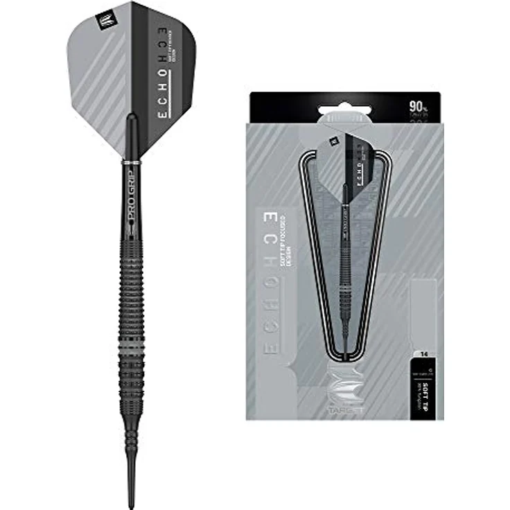 Target Darts Echo 14 90% Wolfram Softdarts-Set (18gr - Dartpfeile) – Bild 1
