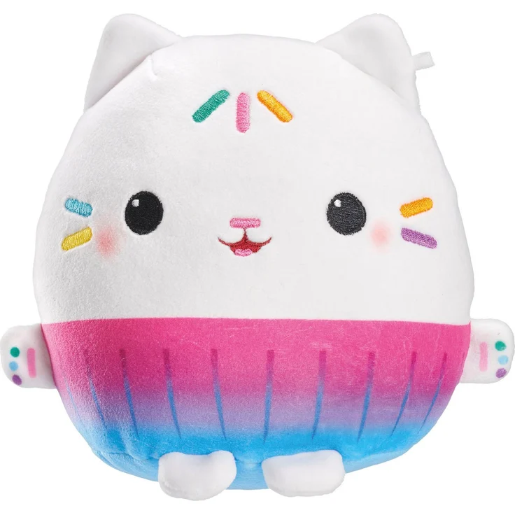 Schmidt Spiele Plüschfigur Gabby's Dollhouse, Squishy-Plüsch, Kuchi, 15 cm, elastisch-weich, bunt