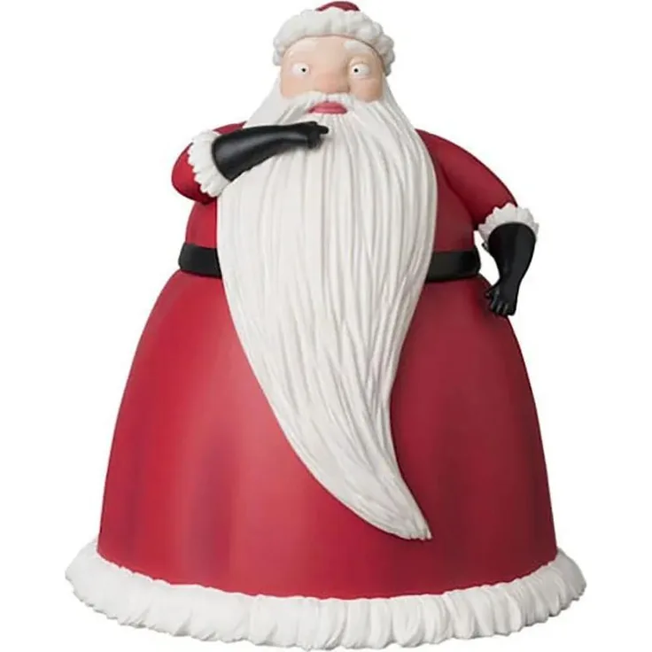 Medicom Toy Nightmare before Christmas UDF Minifigur Santa Claus, detailreiche Sammelfigur, 12 cm, Blisterverpackung