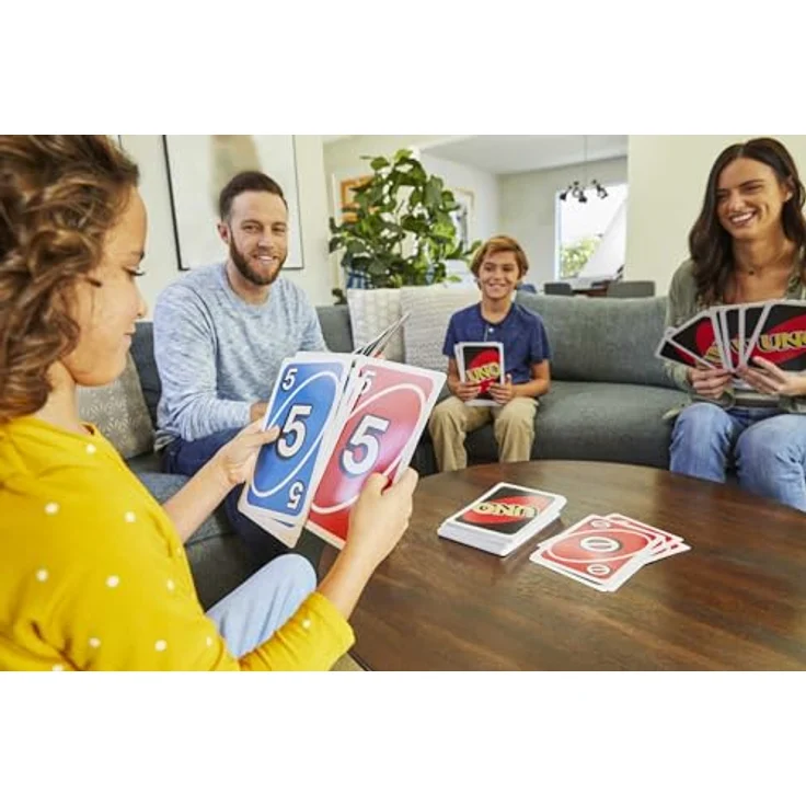 Mattel Games UNO: Classic Giant UNO, Tischspiel mit extra großen Karten – Bild 2