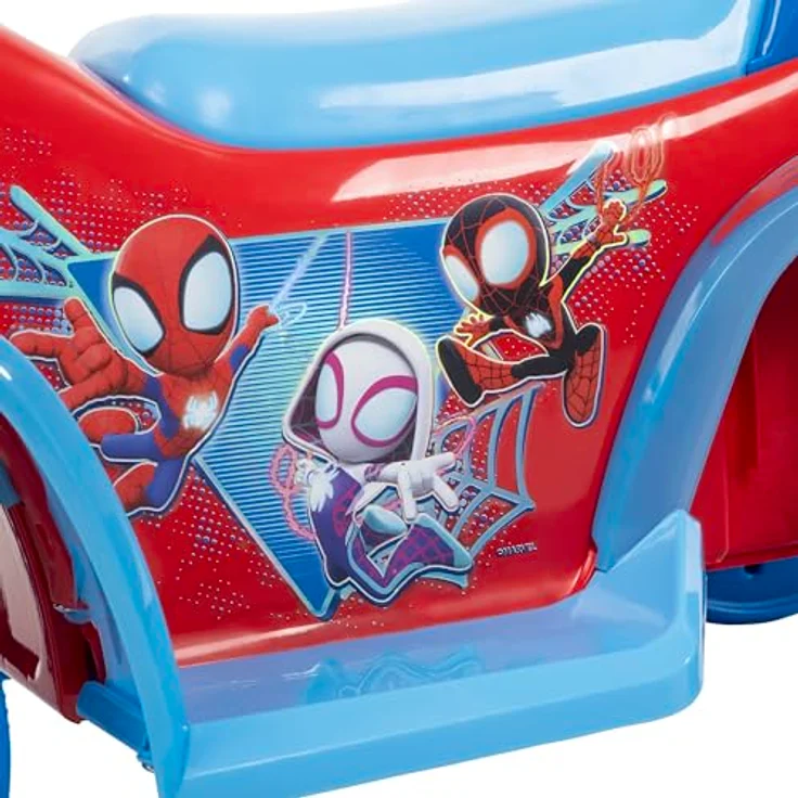 Huffy Spidey Mini Quad, Kinderelektroauto mit Marvel Spidey Motiv, 2,5 km/h, rot – Bild 9
