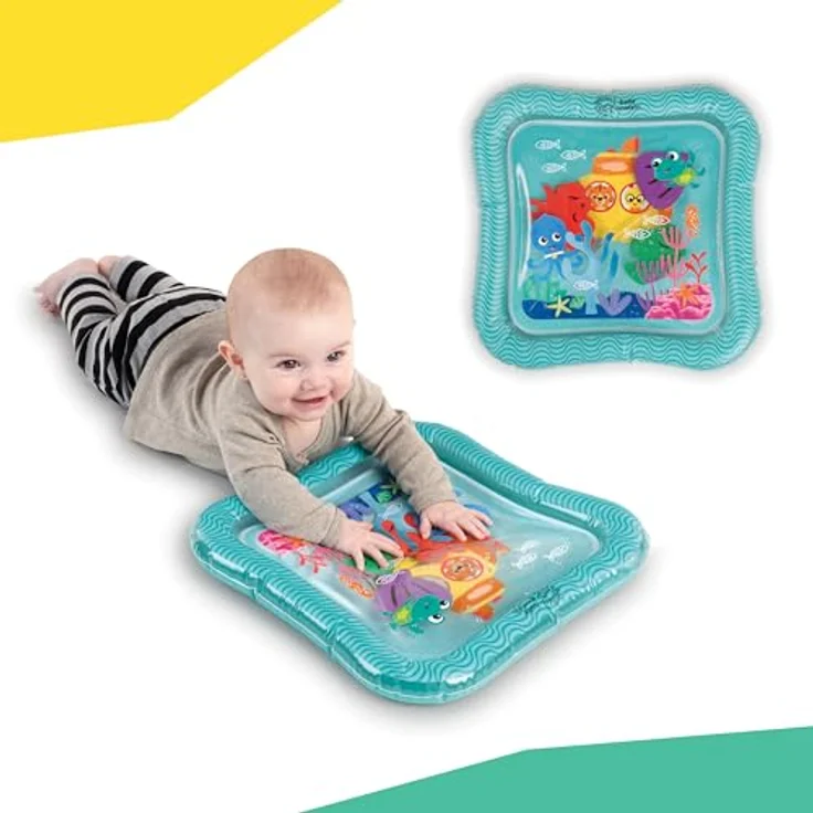 Baby Einstein Ocean Explorers Sensory Splash Wassermatte, nachfüllbar, für Bauchlage und Sitzen, ab 0-36 Monate, 40,6 x 40,6 cm – Bild 2