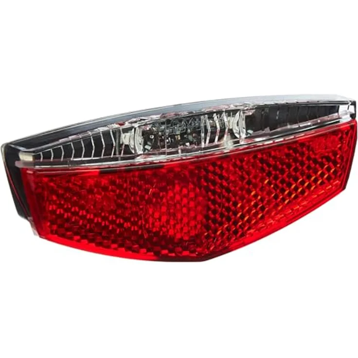 BÜCHEL TIVOLI Fahrrad Rücklicht LED, StVZO zugelassen, dynamounterstützt mit Standlichtfunktion, schwarz – Bild 3