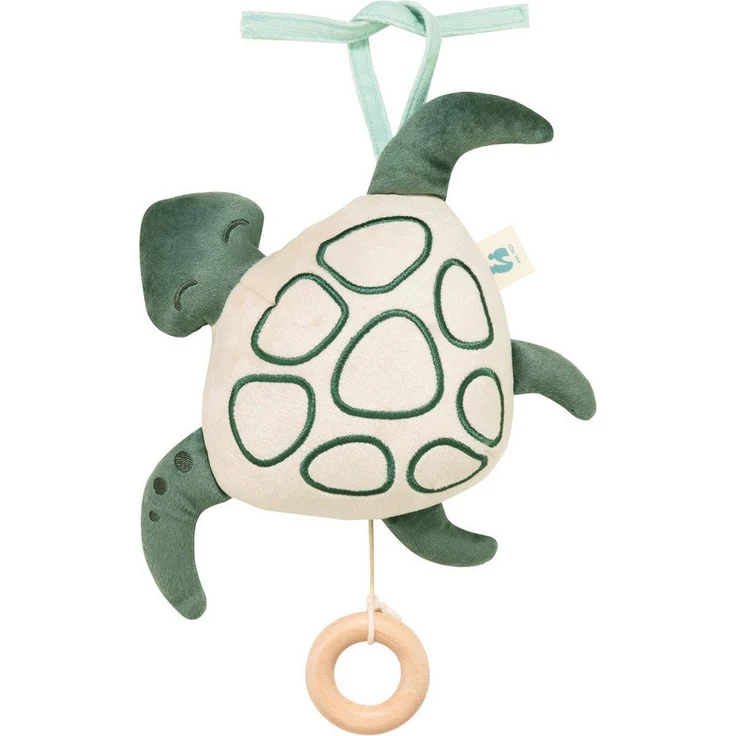 Hauck Spieluhr Cuddle N Sleep, Turtle Spieluhr mit mechanischem Spielwerk und Waschbarkeit – Bild 1