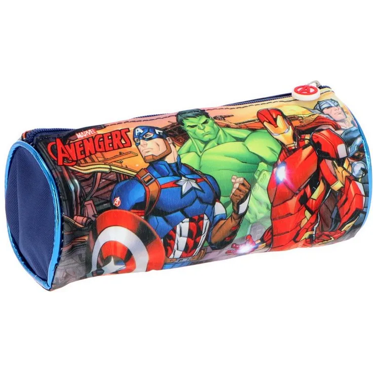 The AVENGERS Federmäppchen Deluxe – für Kinder, Actiongeladenes Design, Mehrere Fächer