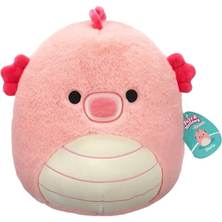 Squishmallows FuzzAMallows Plüschtier Starla das Pinke Seepferdchen 30 cm – Ultra selten und exklusiv 2024 – Bild 2