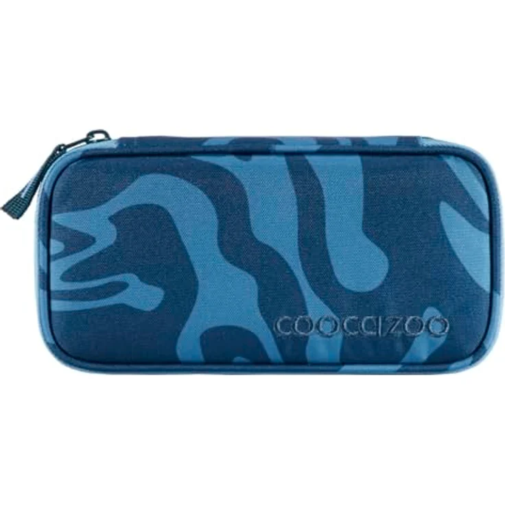 Coocazoo Schulrucksack-Set Mate „Breaking Waves“, ergonomischer 30L Tornister mit Hüftgurt, höhenverstellbar, blau, inkl. Federmäppchen, Turnbeutel und Geldbörse – Bild 4