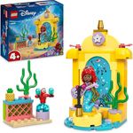 LEGO Disney Princess Arielles Musikbühne, Bauspielzeug mit drehbarer Tanzfläche, Mikrofon und LEGO Disney Figuren, 43235
