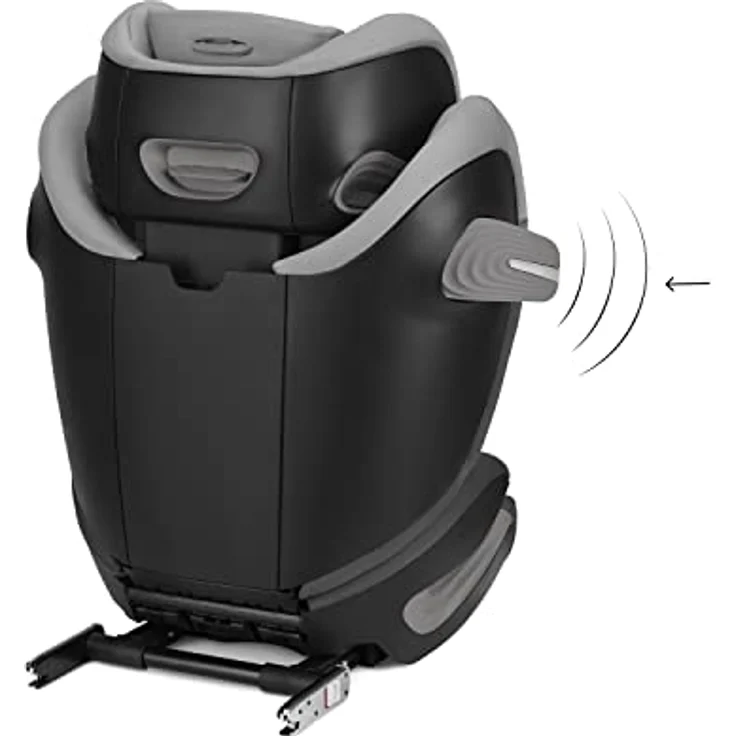CYBEX Gold Kindersitz Solution S2 i-Fix, Für Autos mit und ohne ISOFIX, 100 - 150 cm, Ab ca. 3 bis 12 Jahre (15 - 50 kg), Lava Grey – Bild 9