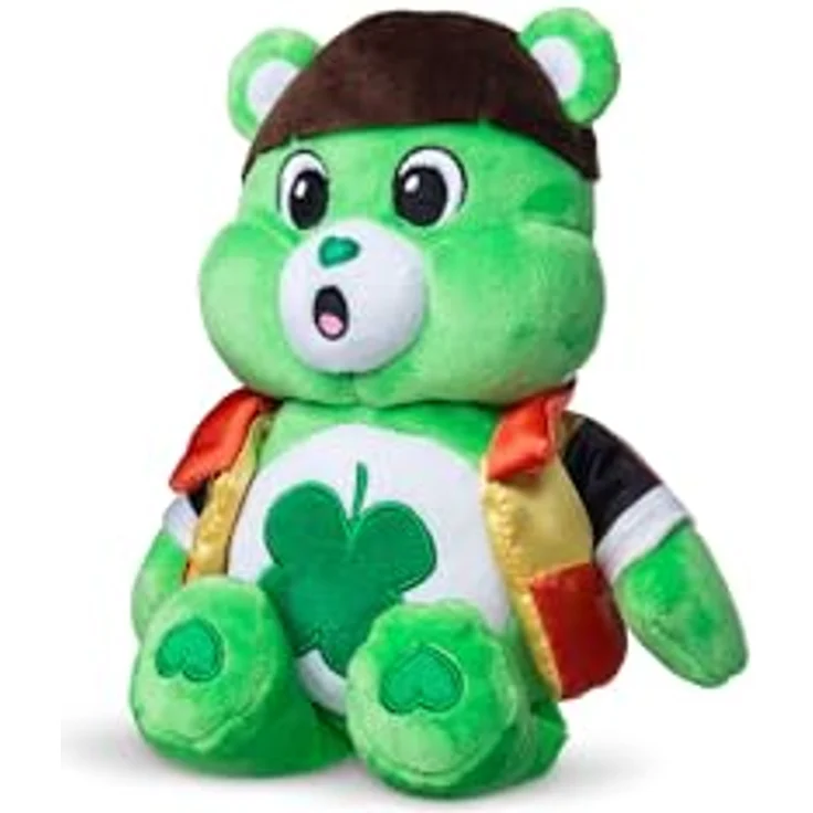 Basic Fun Care Bears x Stranger Things Good Luck Bear als Will, 22 cm Plüsch, limitierte Edition mit UPSIDE DOWN Bauchabzeichen – Bild 2