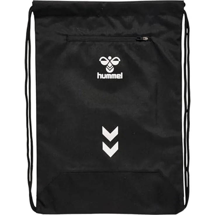 hummel hmlCORE 2.0 GYM BAG, minimalistische Sporttasche aus recyceltem Polyester mit Reißverschlusstasche, für Kinder