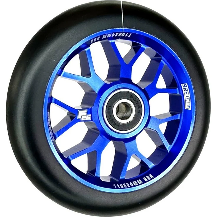 Fantic26 Spy7 Stunt-Scooter, 110mm Aluminiumrolle mit ABEC-11 Kugellagern und 88A Härte, 232g