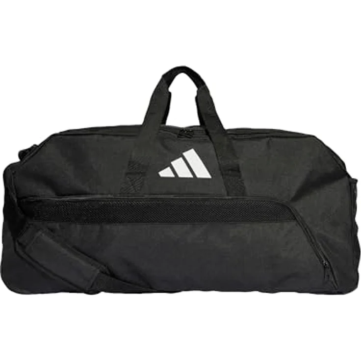 adidas Sportswear Sporttasche TIRO L DUFFLE L BLACK/WHITE, Kindersporttasche mit U-förmigem Reißverschluss und Mesh-Fach – Bild 1
