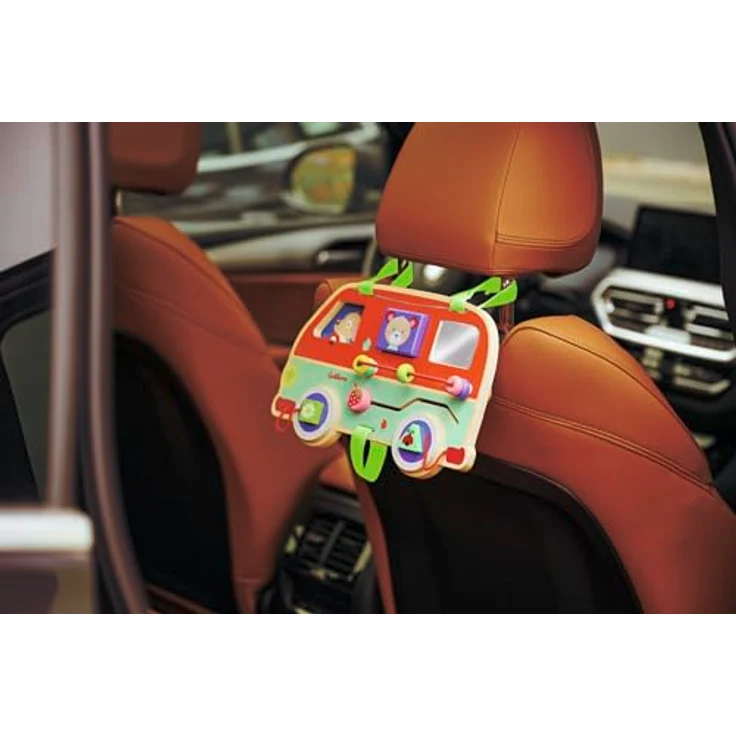 Eichhorn Motorikbrett Motorik-Spielbrett, FSC®-zertifiziert mit Dreh-, Schiebe-, Steck- und Soundfunktion, 29 x 19 cm, für Kinder ab 1 Jahr – Bild 5