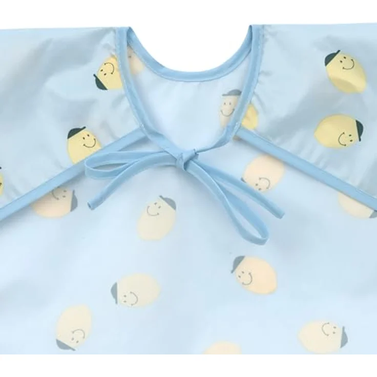 LÄSSIG Baby Langarmlätzchen Set (2 St.) Happy Fruits Lemon, wasserfest und pflegeleicht mit Auffangschutz – Bild 4