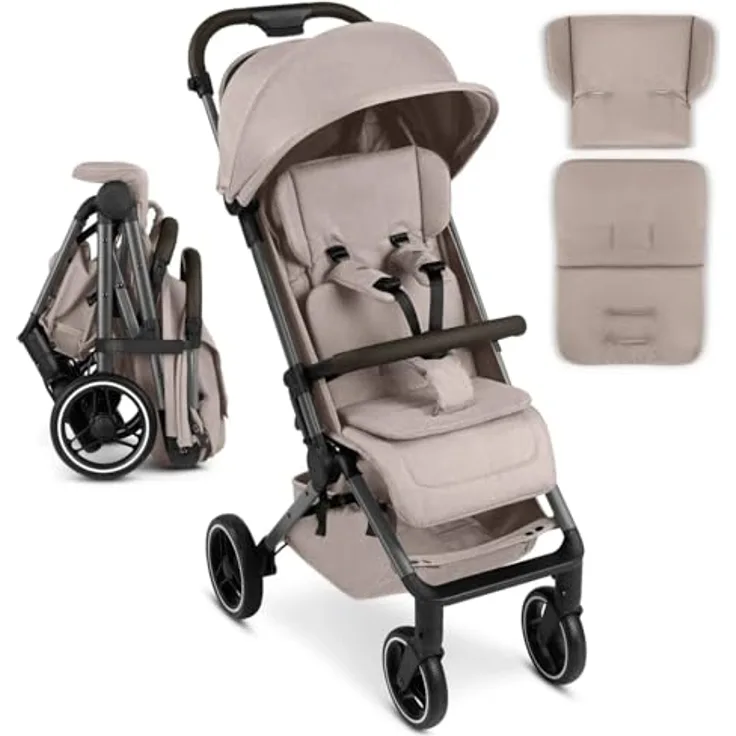 ABC Design Sportbuggy Ping 3 Trekking Reisebuggy, 5-Punkt-Gurtsystem, UPF 50+, Camel