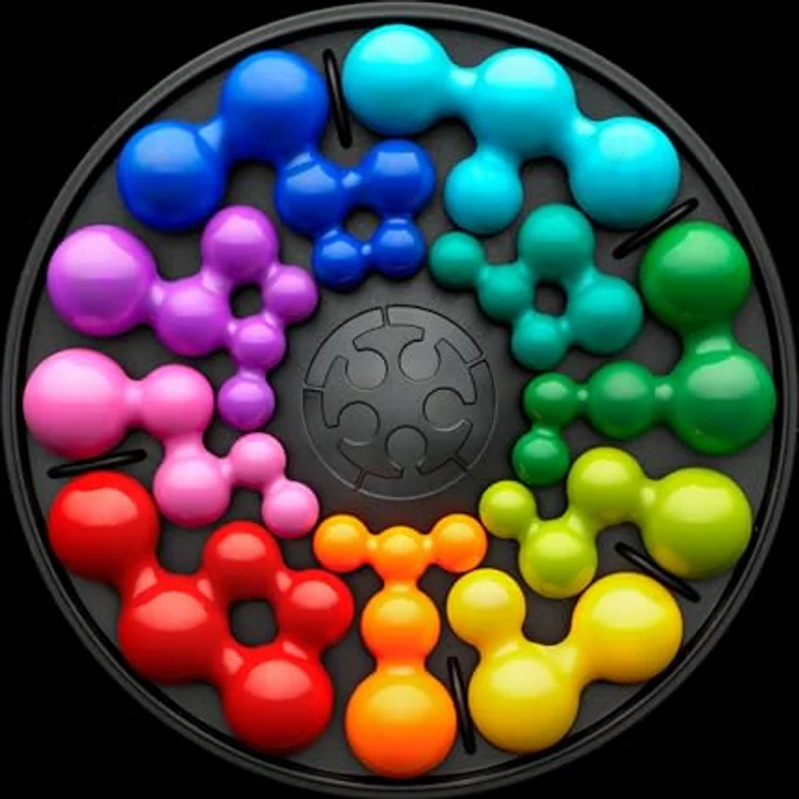 SmartGames IQ-Deluxe Circle, Brettspiel mit 120 Herausforderungen für 1 Spieler, ideales Reisespiel für Erwachsene – Bild 3