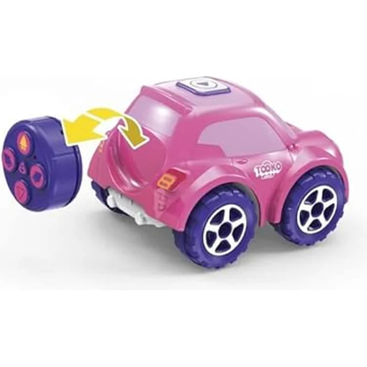 TOOKO Junior Ferngesteuertes Auto, multidirektional, Rosa, kann auch Suivre, Klang und helle Effekte, Spielzeug für Kinder ab 2 Jahren – Bild 5