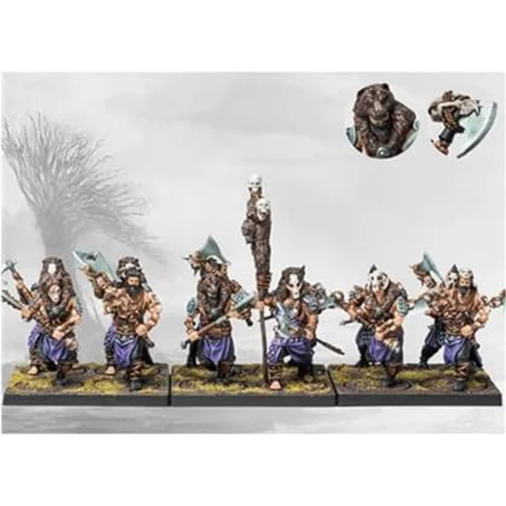 Para Bellum Wargames Nords: Bearsarks, Sammelfiguren der Elite Heavy Regiment mit hohen Cleave (2) Angriffen, brutaler Stärke und Frontlinienkompetenz – Bild 3