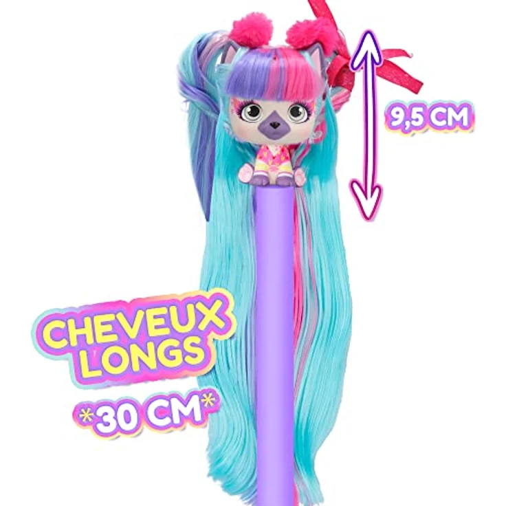 IMC TOYS Frisierpuppe Bow Power mit Zubehör, 9,5 cm, geeignet ab 3 Jahren – Bild 3