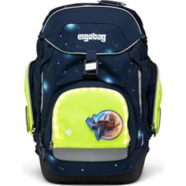 ergobag Fluo LED Zip-Set Gelb – Bild 3