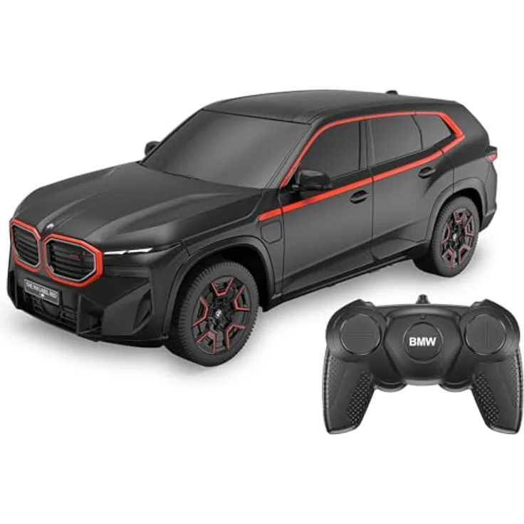 JAMARA BMW XM 1:24, ferngesteuertes SUV in schwarz mit 2,4GHz Fernsteuerung und originalgetreuer Lackierung