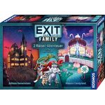 Kosmos EXIT® - Das Spiel Family, Zwei Rätselabenteuer Schloss Gemeinstein + Mission Candyland, Escape Room Spiel für die Familie, hochwertige Materialien, ideale Qualität