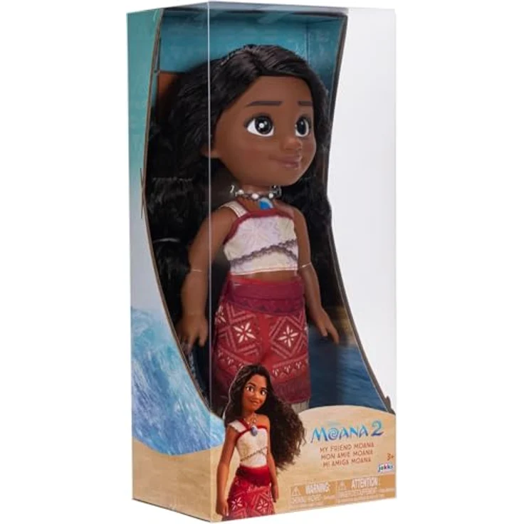 Disney Vaiana - SingingFriend Vaiana Puppe, interaktive Puppe mit Singfunktion und Zubehör, 38 cm, für Kinder ab 3 Jahren – Bild 4